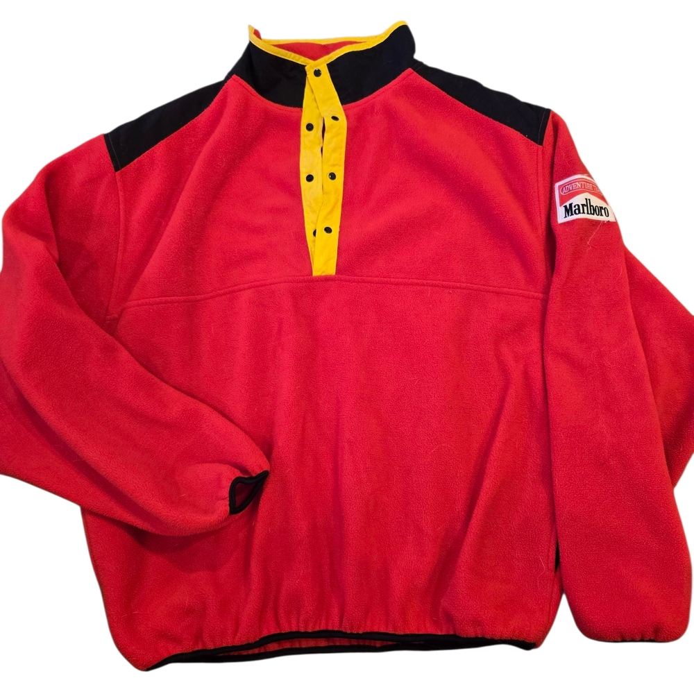 Vintage Marlboro Red Adventure Team Jacket Size LARGE